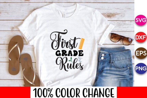 First Grade Rules SVG: Crafts & Graphics