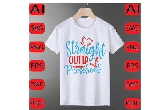 Graphics for Crafts: Straight Outta Preschool Svg Design