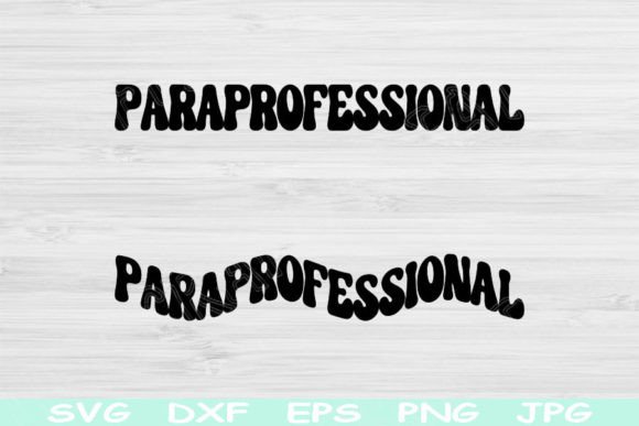 Paraprofessional Svg Graphics for Crafts
