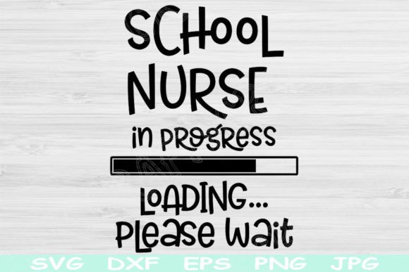School Nurse Svg in Progress Loading Dxf: Graphics for Crafts