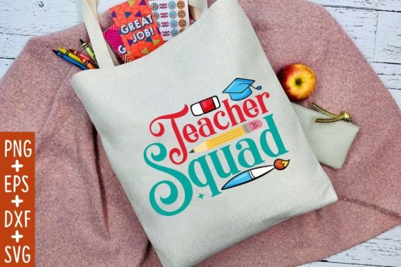 Teacher Squad SVG: Crafts & Graphics Review