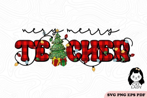Very Merry Teacher Christmas Graphics & Crafts Review